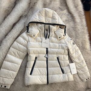 Moncler White Bady Down Jacket Women Maya